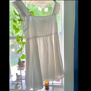 NastyGal white baby-doll dress!